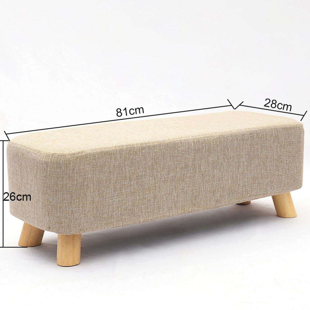 Rectangle Accent Footstool - Yellow / 81cm – image 19