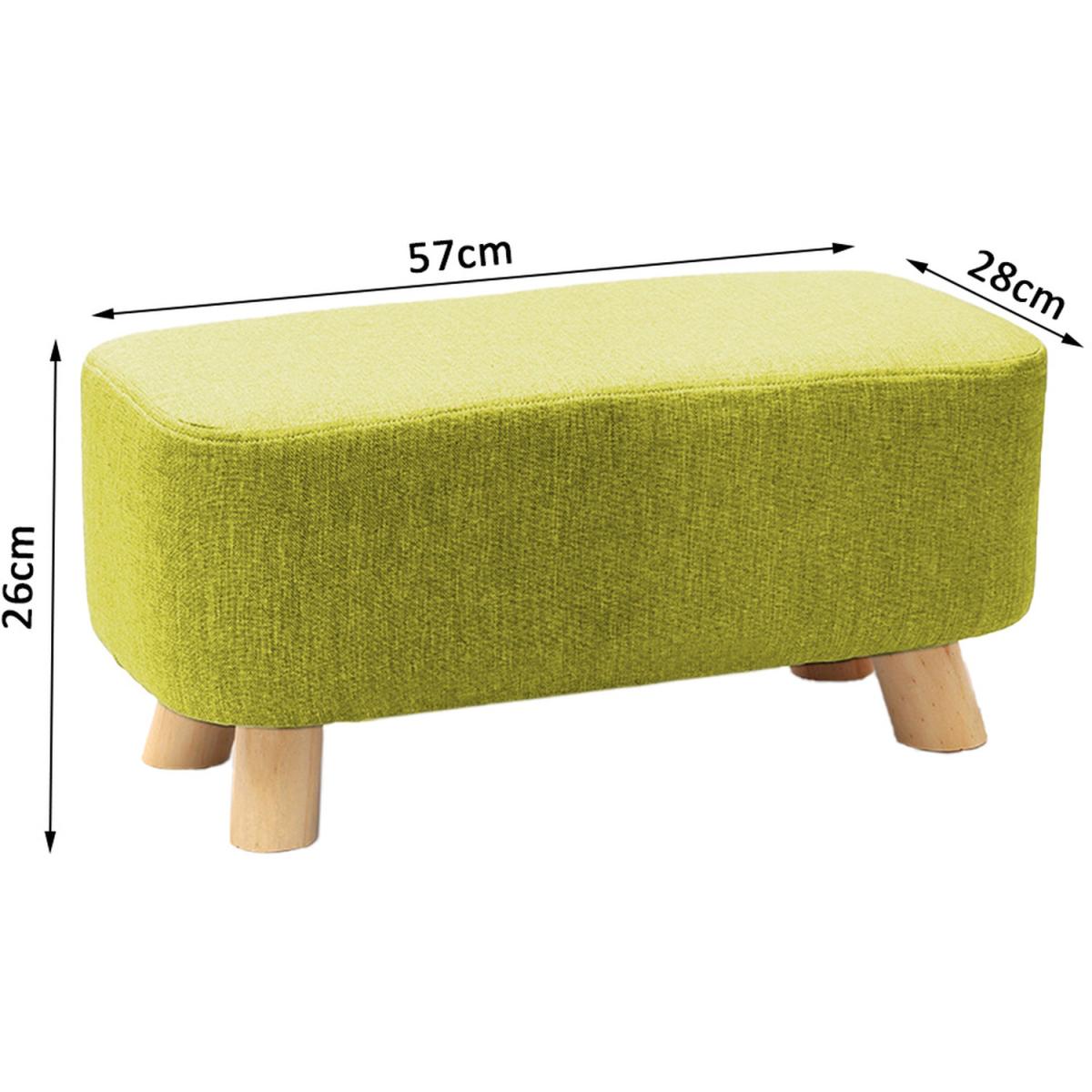 Rectangle Accent Footstool - Yellow / 81cm – image 22