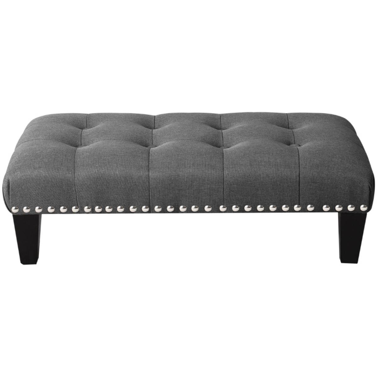 Rectangle Footstool - Light Grey / 71cm – image 4