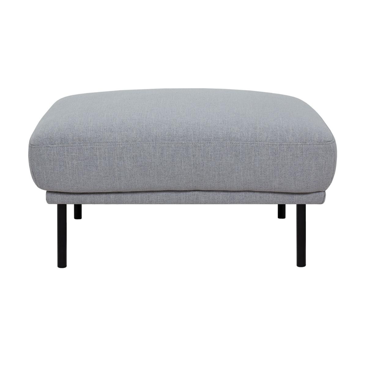 Larvik Black Leg Footstool - Grey – image 2