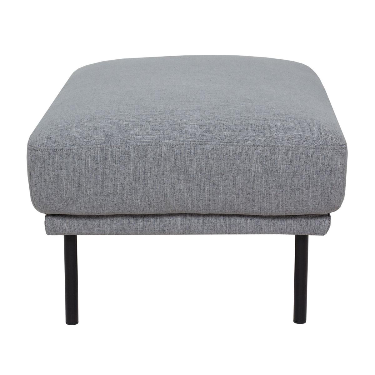 Larvik Black Leg Footstool - Grey – image 4