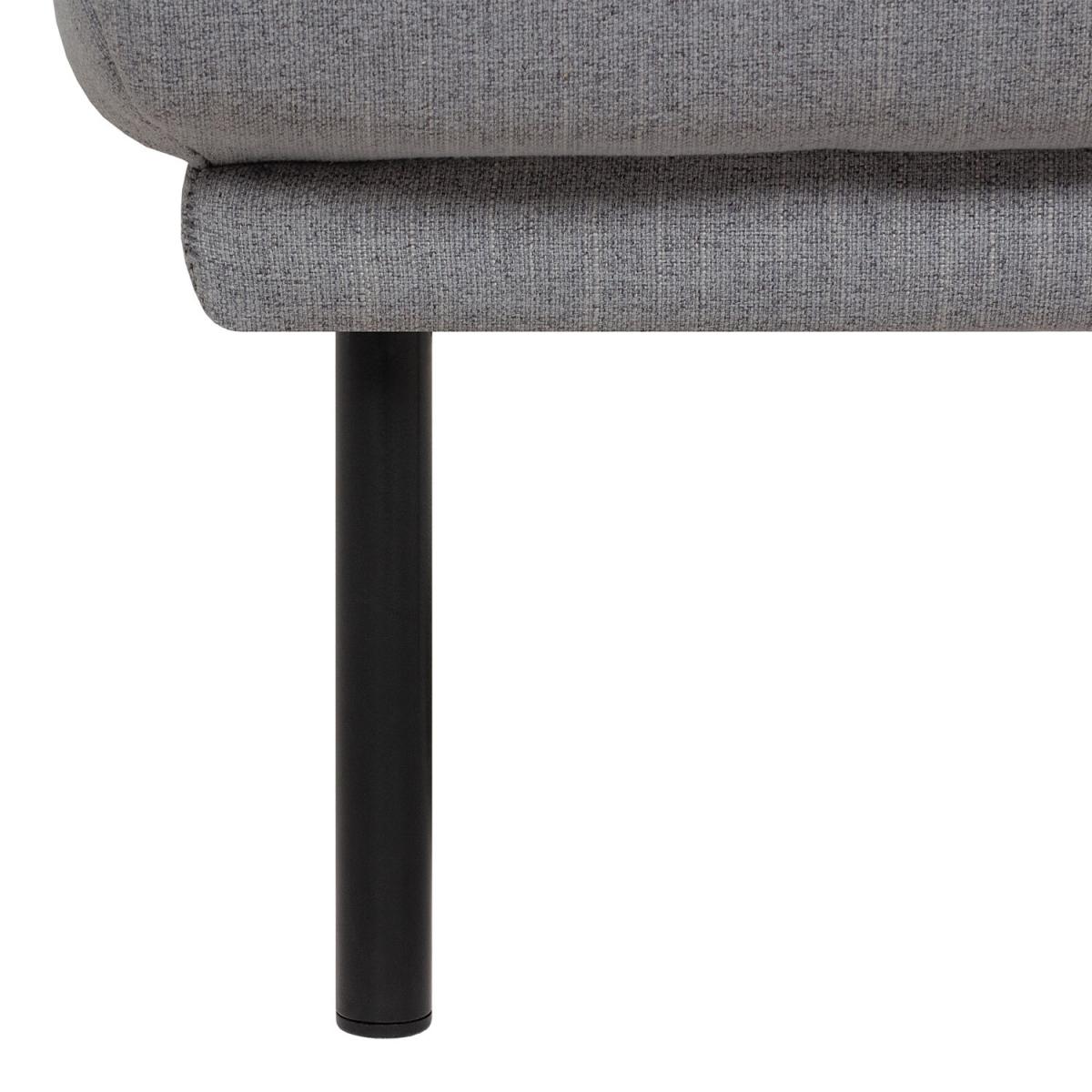 Larvik Black Leg Footstool - Grey – image 5