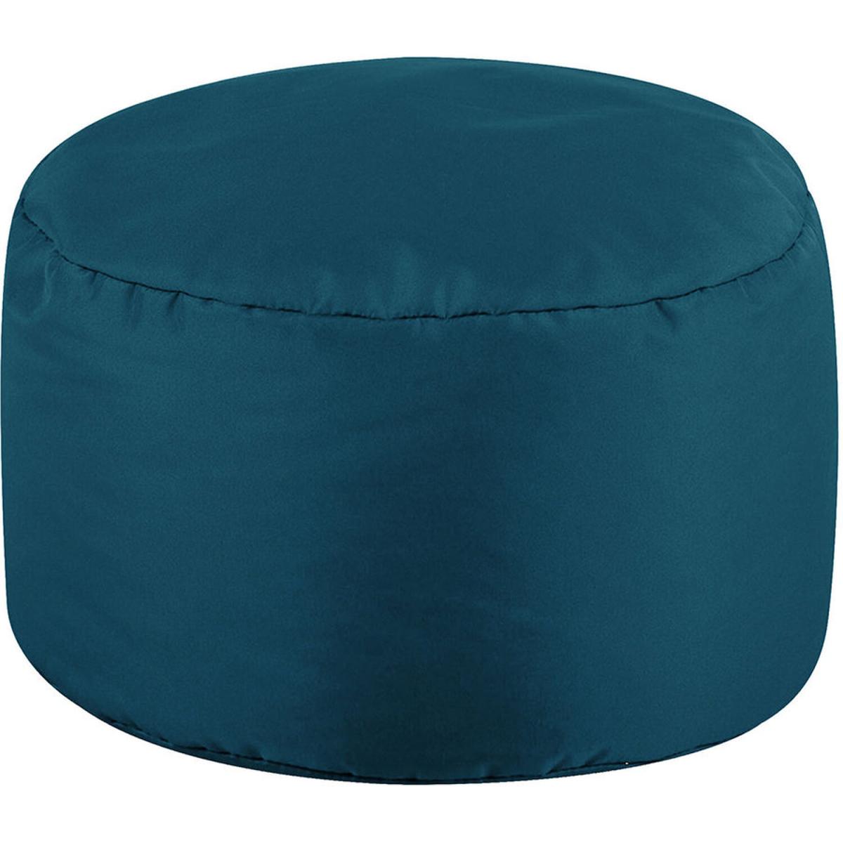 Indoor and Outdoor Bean Bag Footstool - Blue – image 14