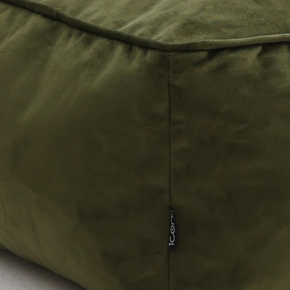 icon Velvet Footstool - Forest Green – image 13