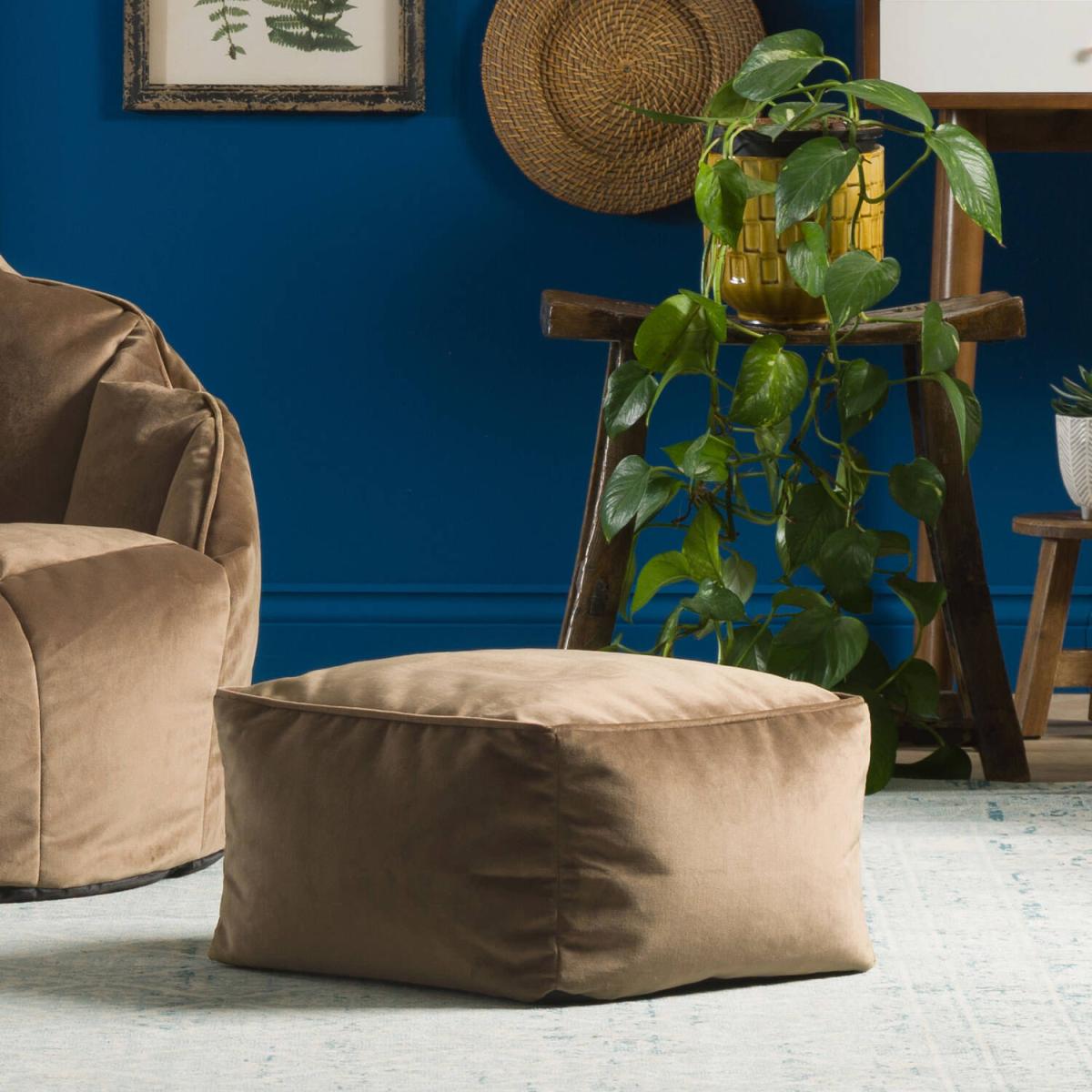 icon Velvet Footstool - Forest Green – image 16