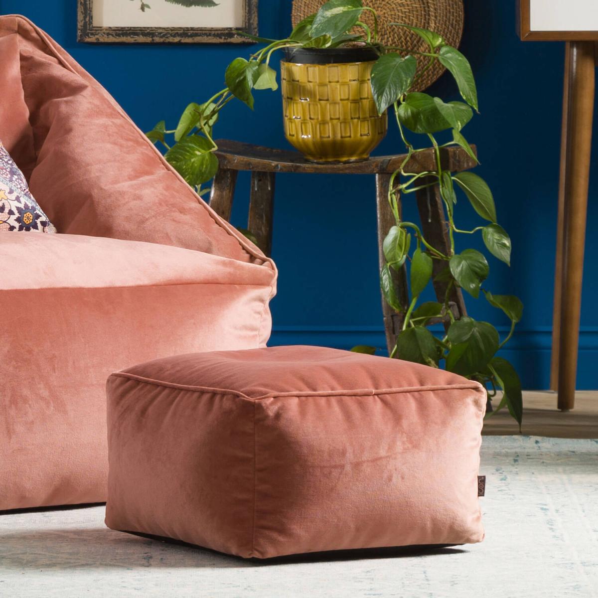 icon Velvet Footstool - Forest Green – image 7