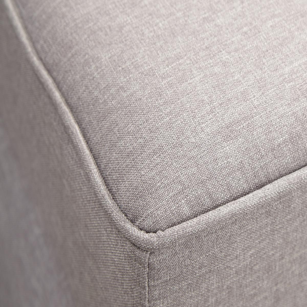 Dauphine Square Storage Footstool - Light Grey – image 6