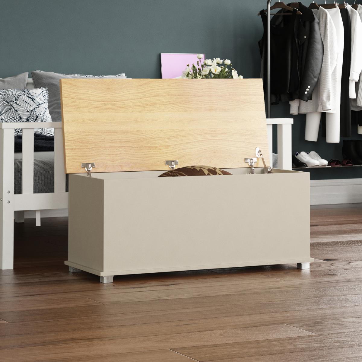 Arlington Storage Ottoman, Grey - Grey – image 5