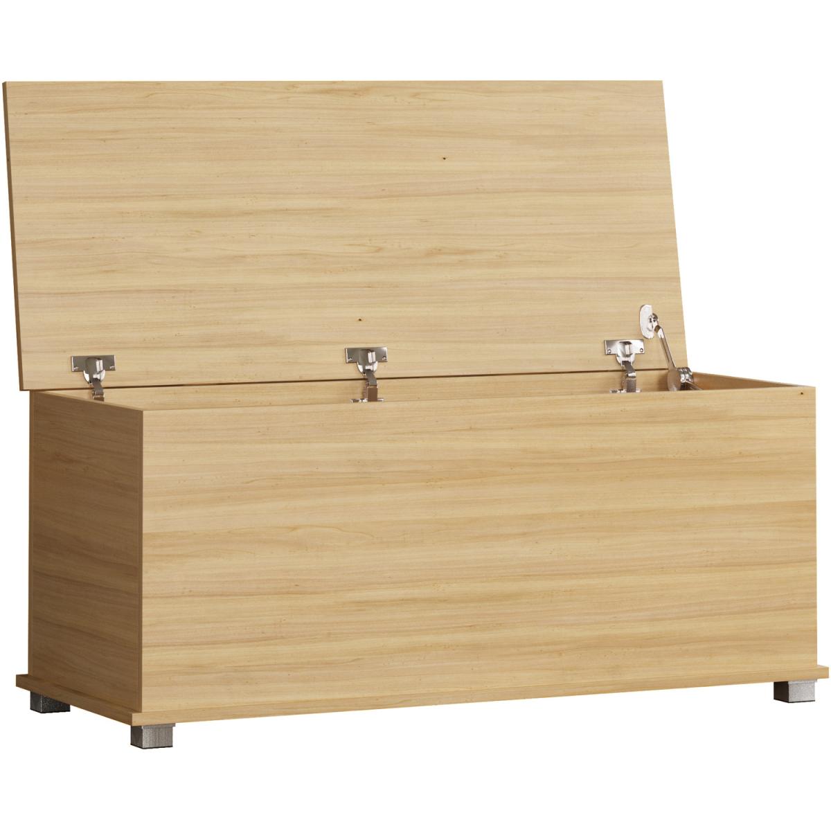 Leon Storage Ottoman - Walnut – image 2