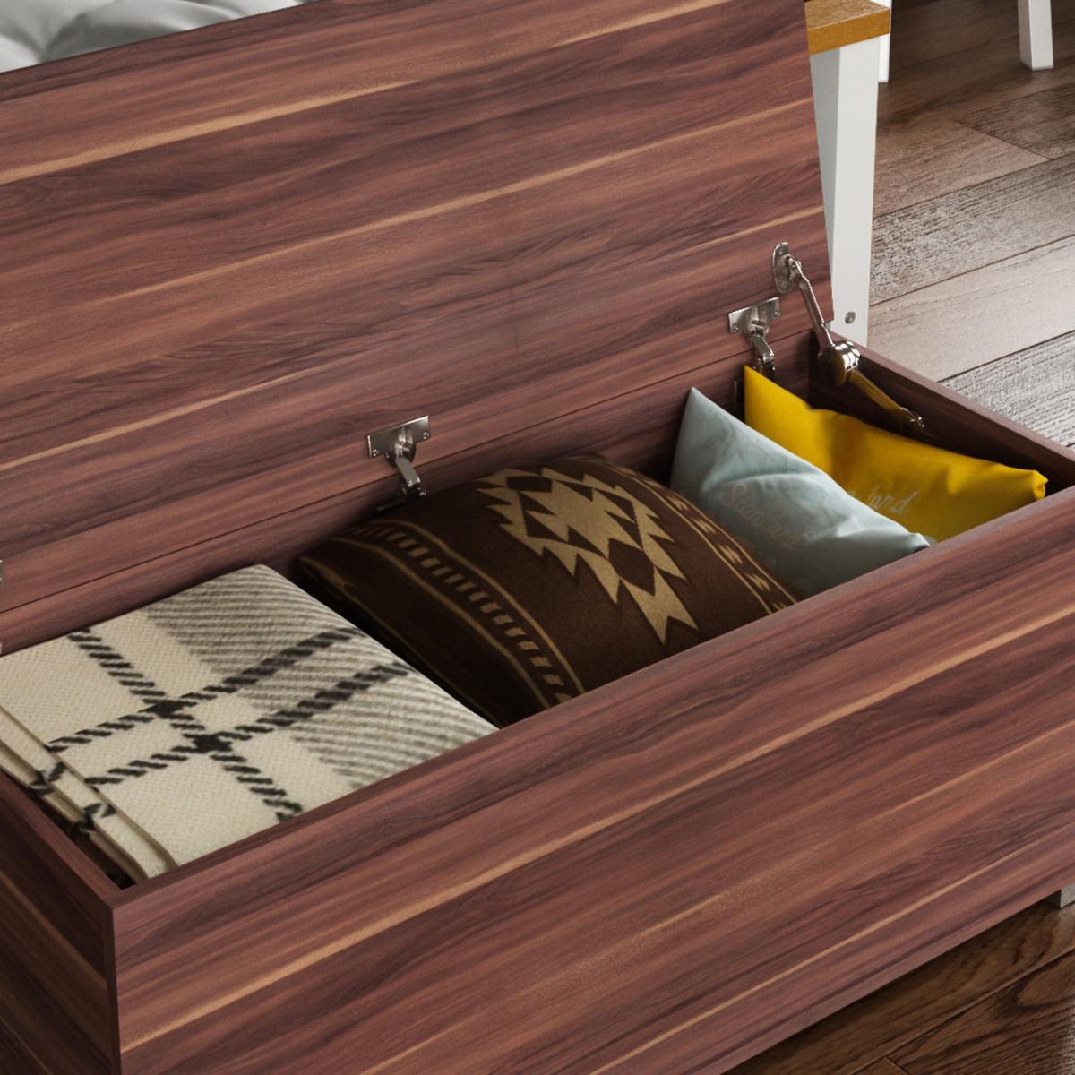 Leon Storage Ottoman - Walnut – image 17