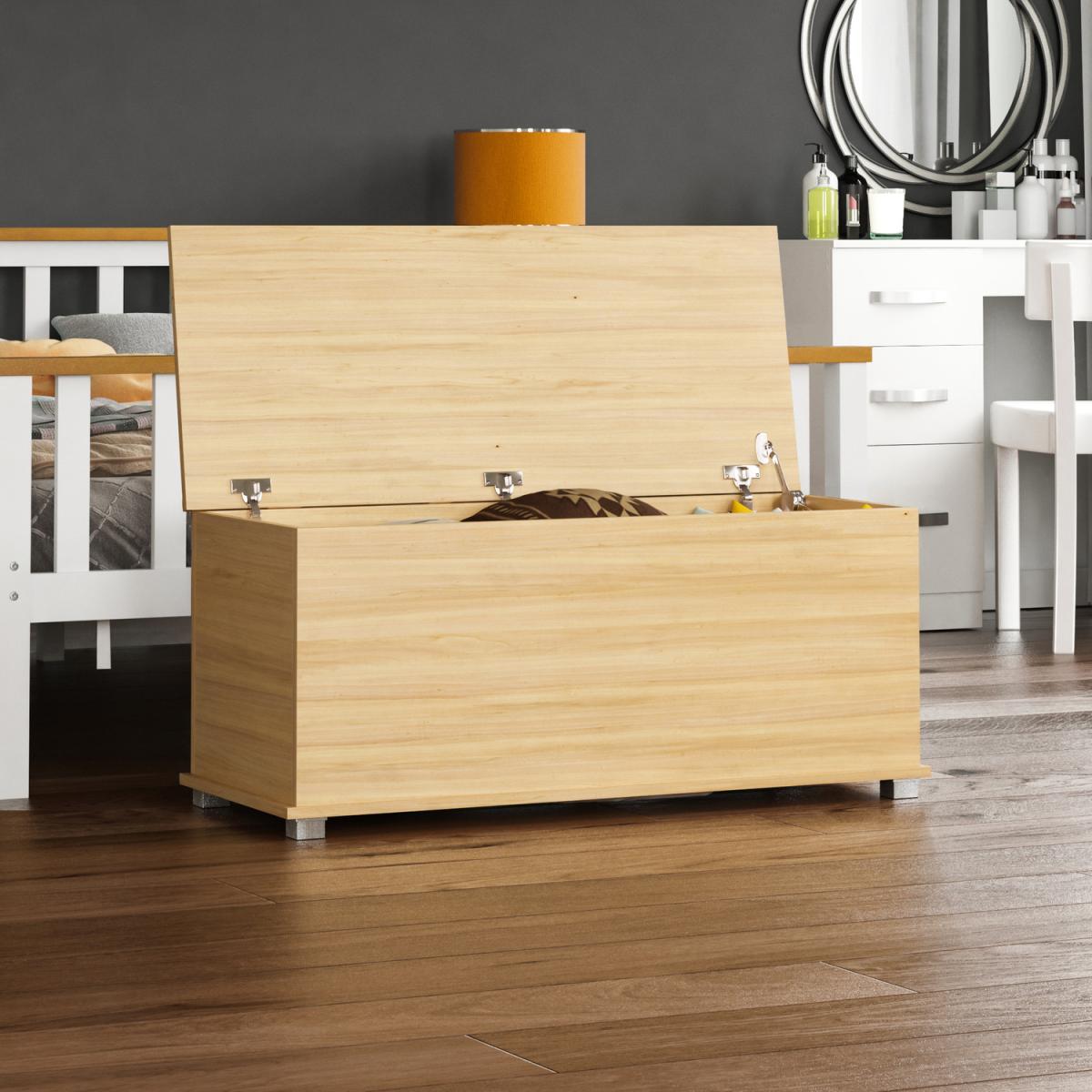 Leon Storage Ottoman - Walnut – image 3