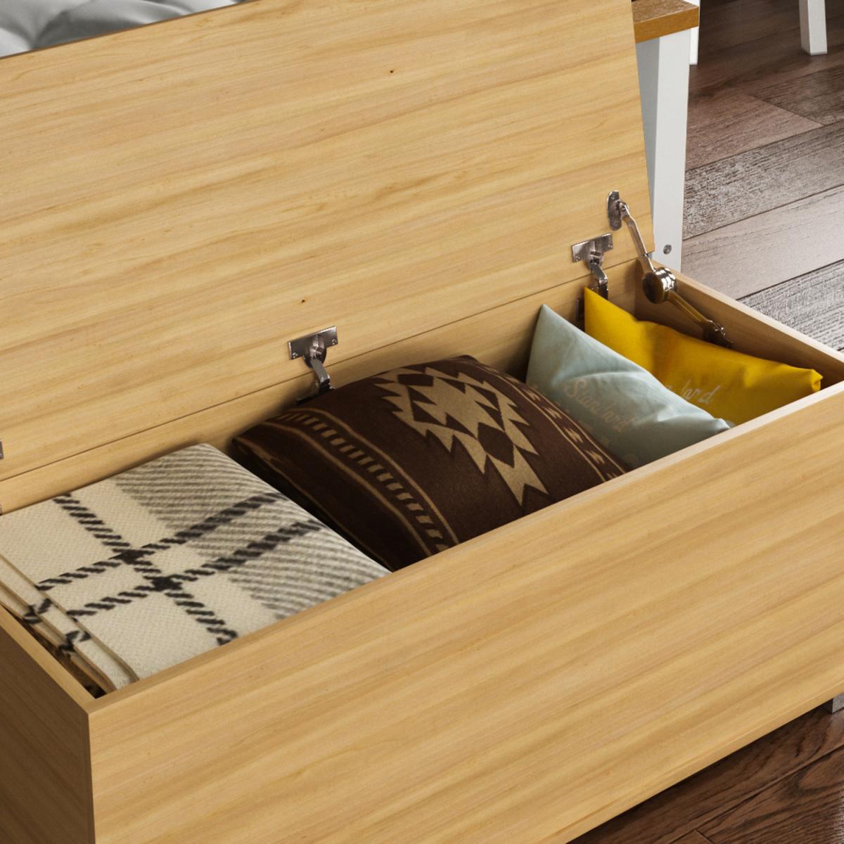 Leon Storage Ottoman - Walnut – image 5