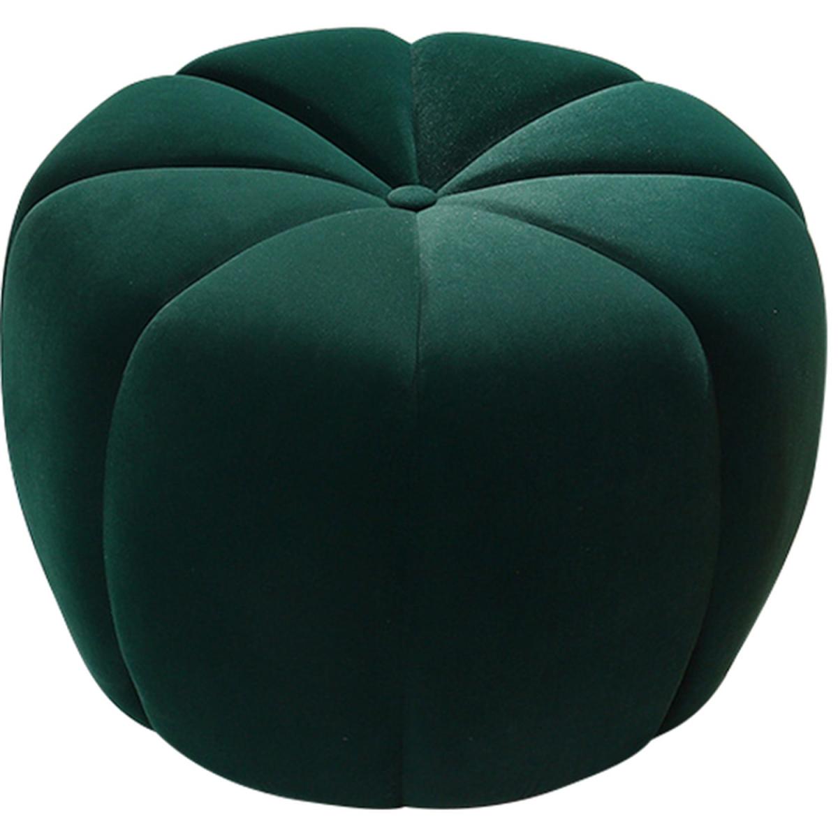 Pumpkin shaped Upholstered Footstool - Pink / 45cm – image 27