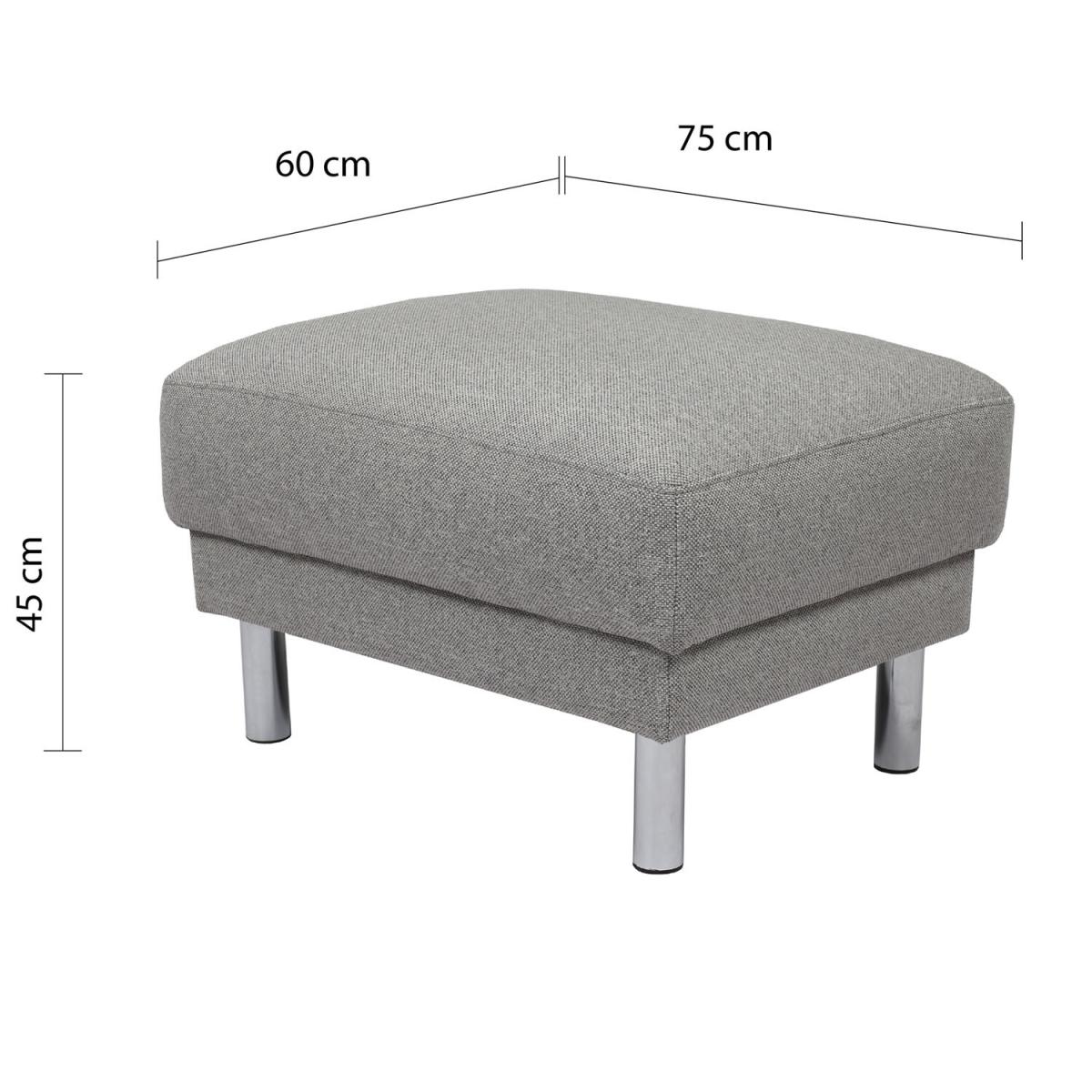 Cleveland Footstool - Light Grey – image 6