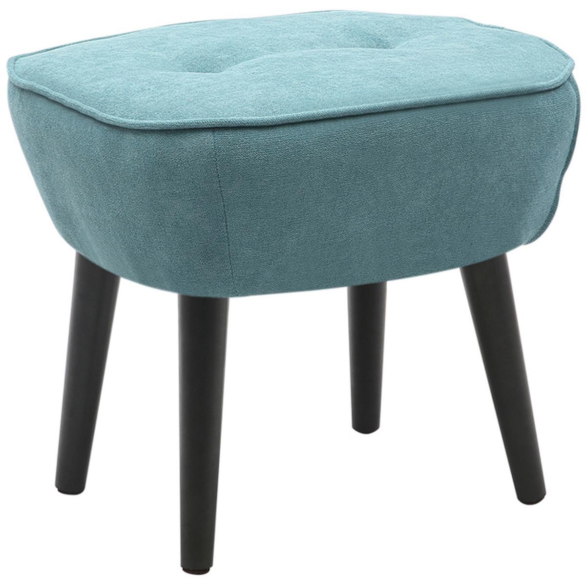 Linen Dressing Footstool Small Stool - Blue – image 3