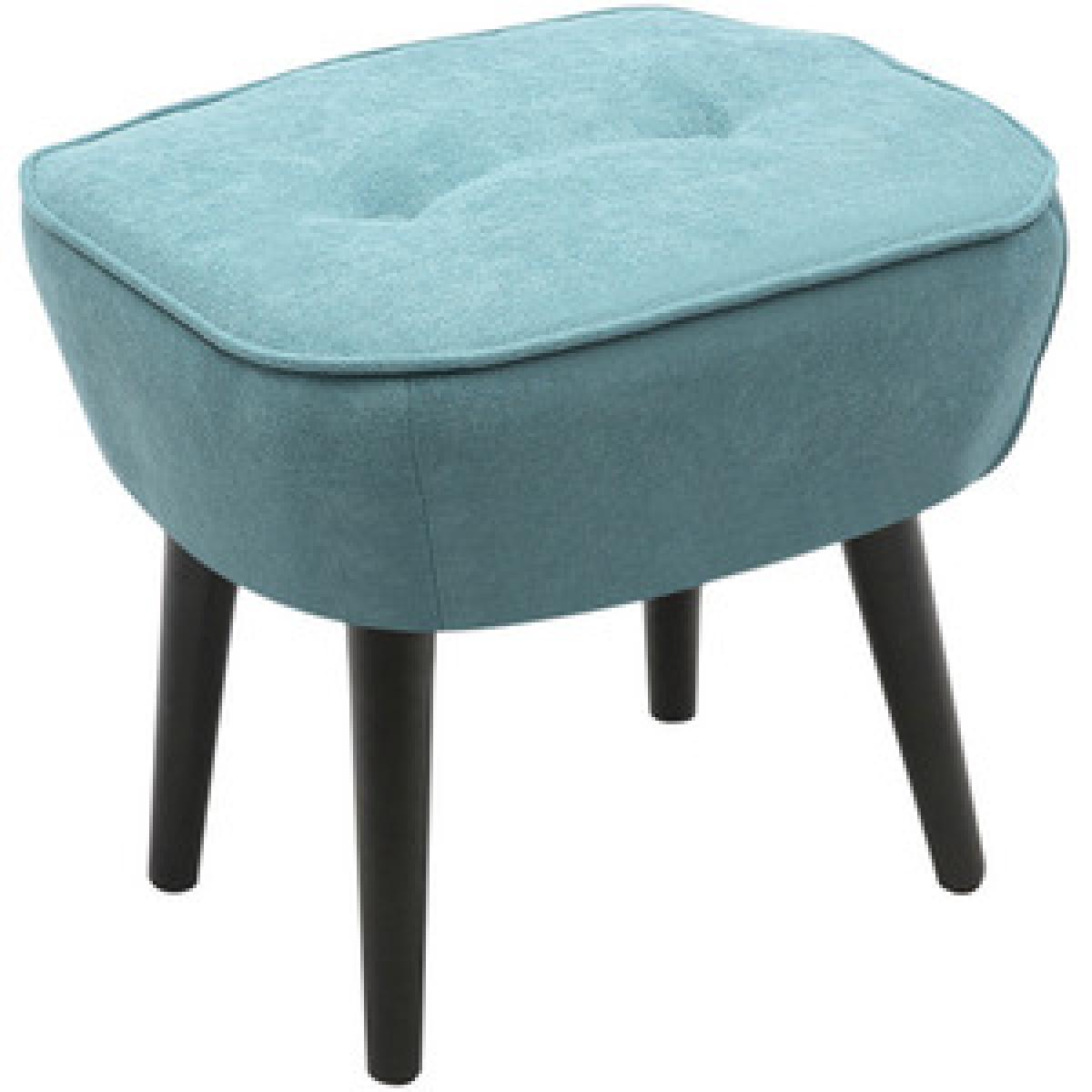 Linen Dressing Footstool Small Stool - Blue – image 5