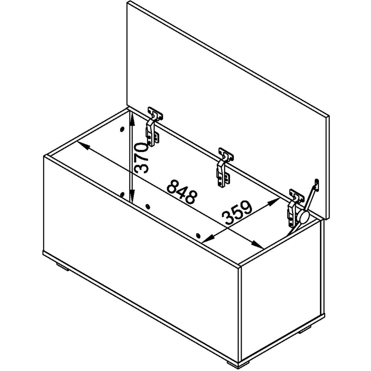 Lido storage trunk - White – image 6