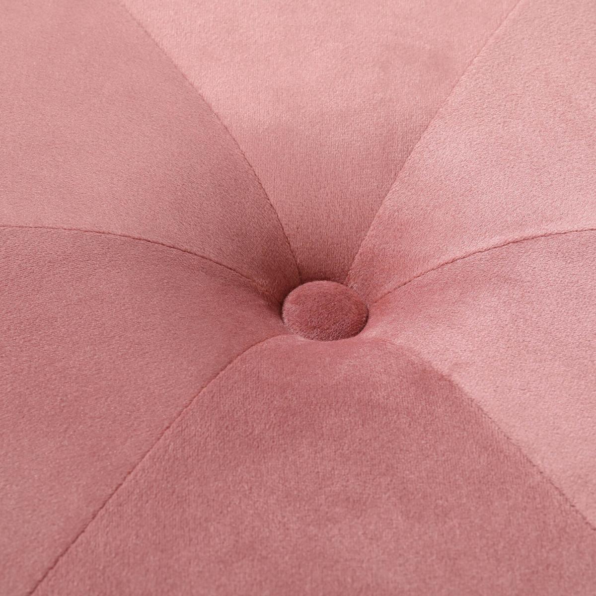 Casual Round Ottoman - Pink – image 4