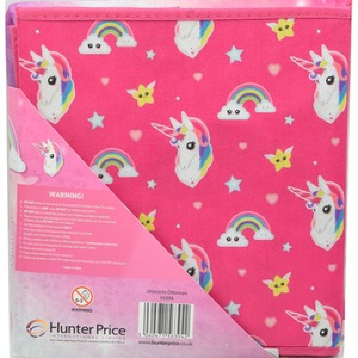 Pink Unicorn Ottoman Kids Bedroom Storage Cube – image 4