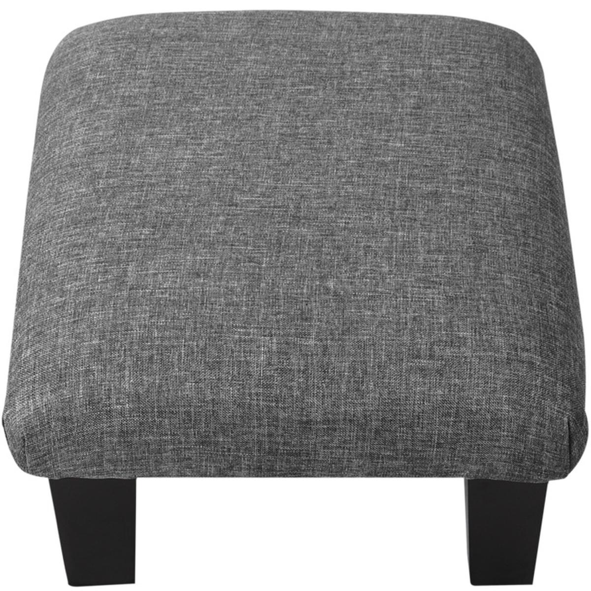 Linen Casual Footstools - Light Grey / 32cm – image 2