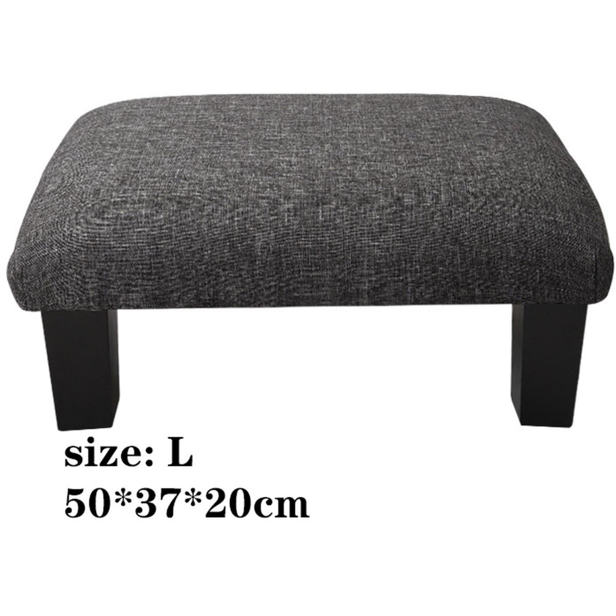 Linen Casual Footstools - Light Grey / 32cm – image 14