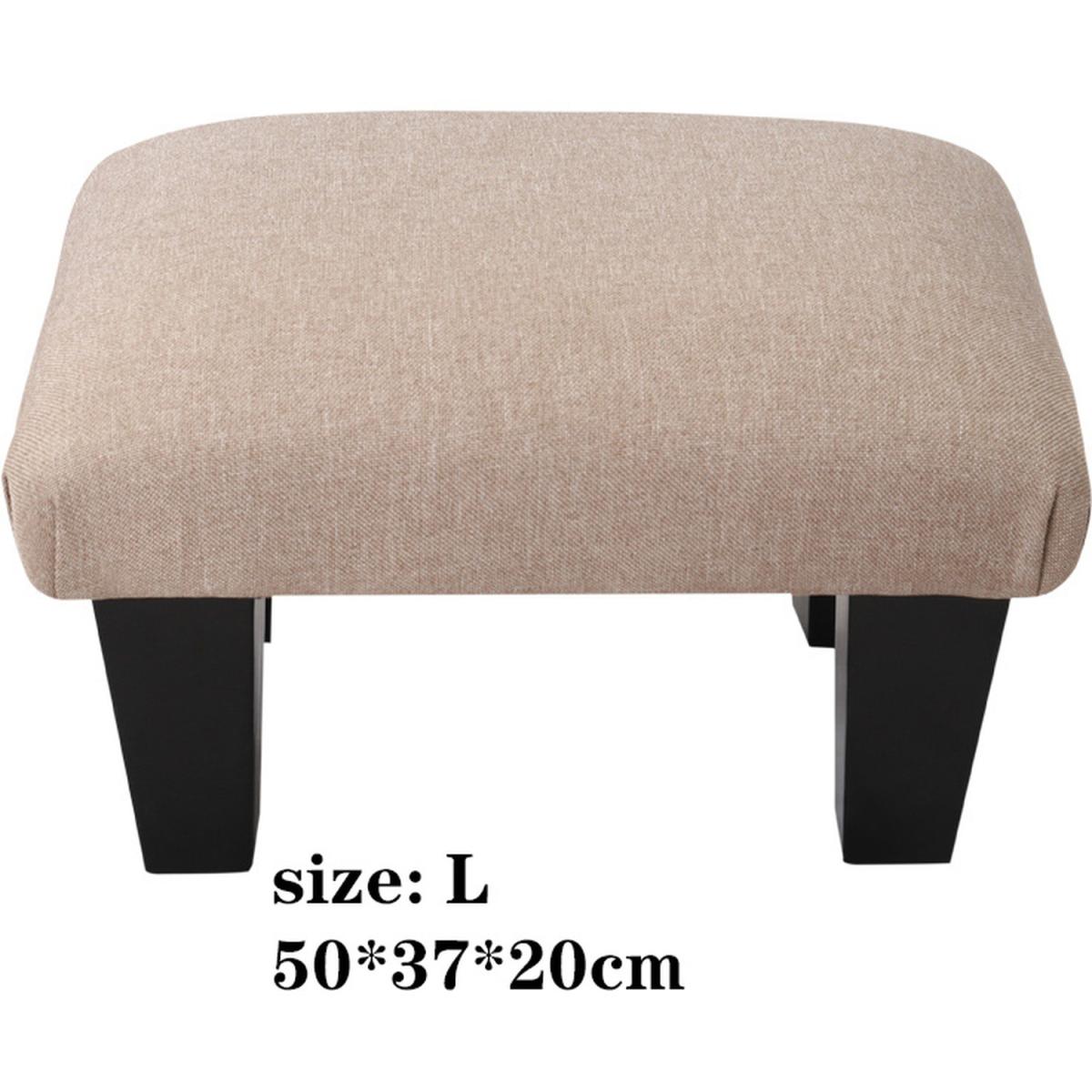 Linen Casual Footstools - Light Grey / 32cm – image 20