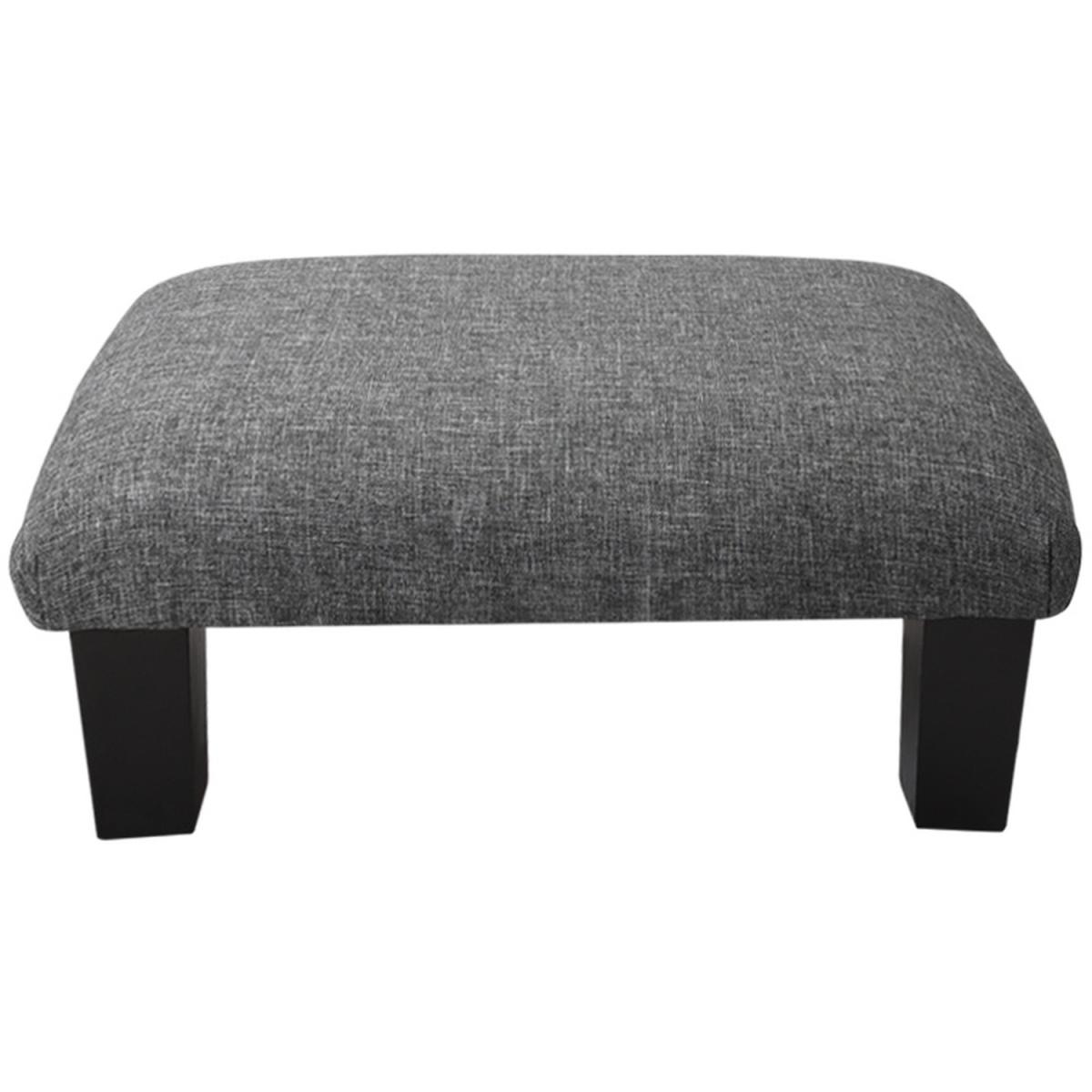 Linen Casual Footstools - Light Grey / 32cm – image 4