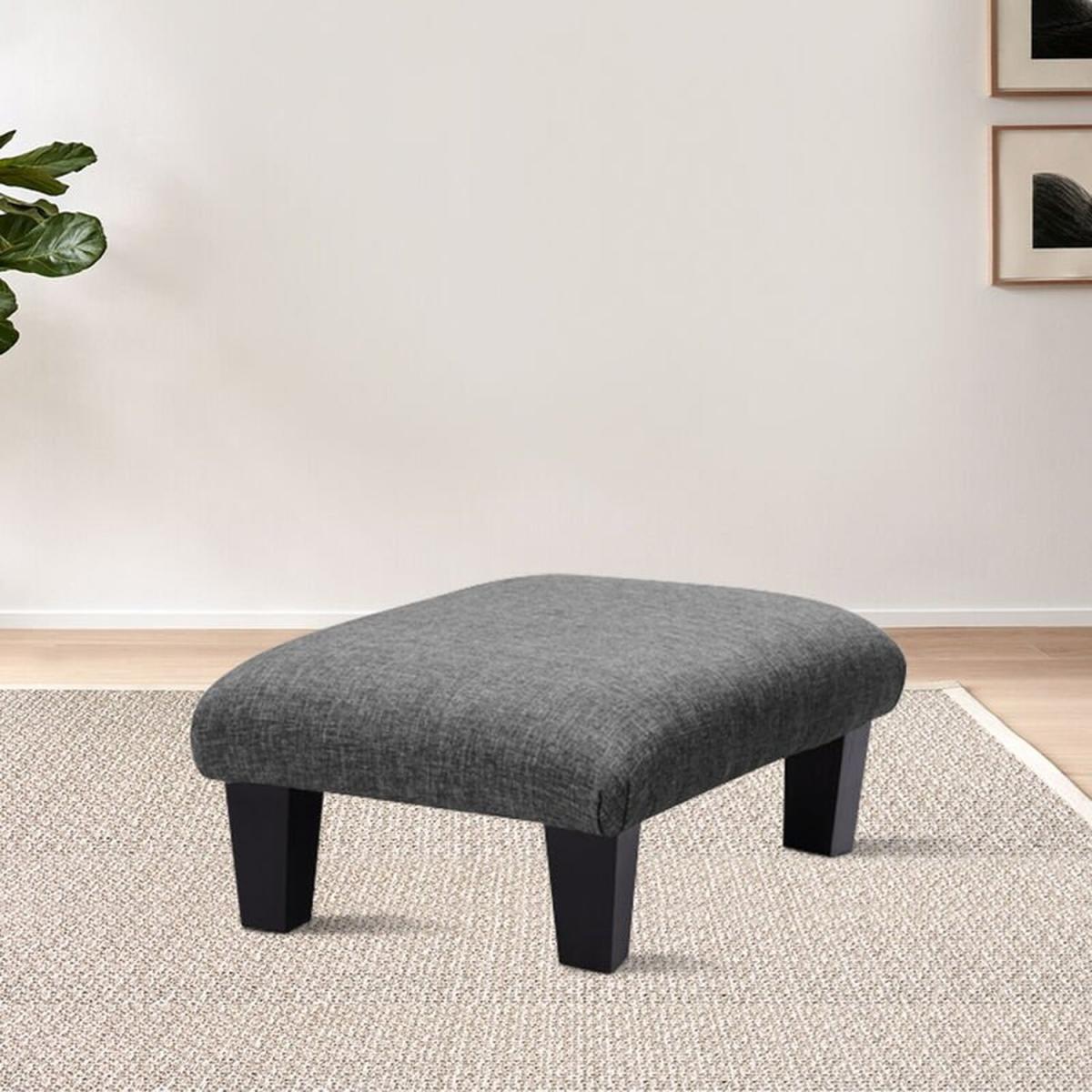 Linen Casual Footstools - Light Grey / 32cm – image 6