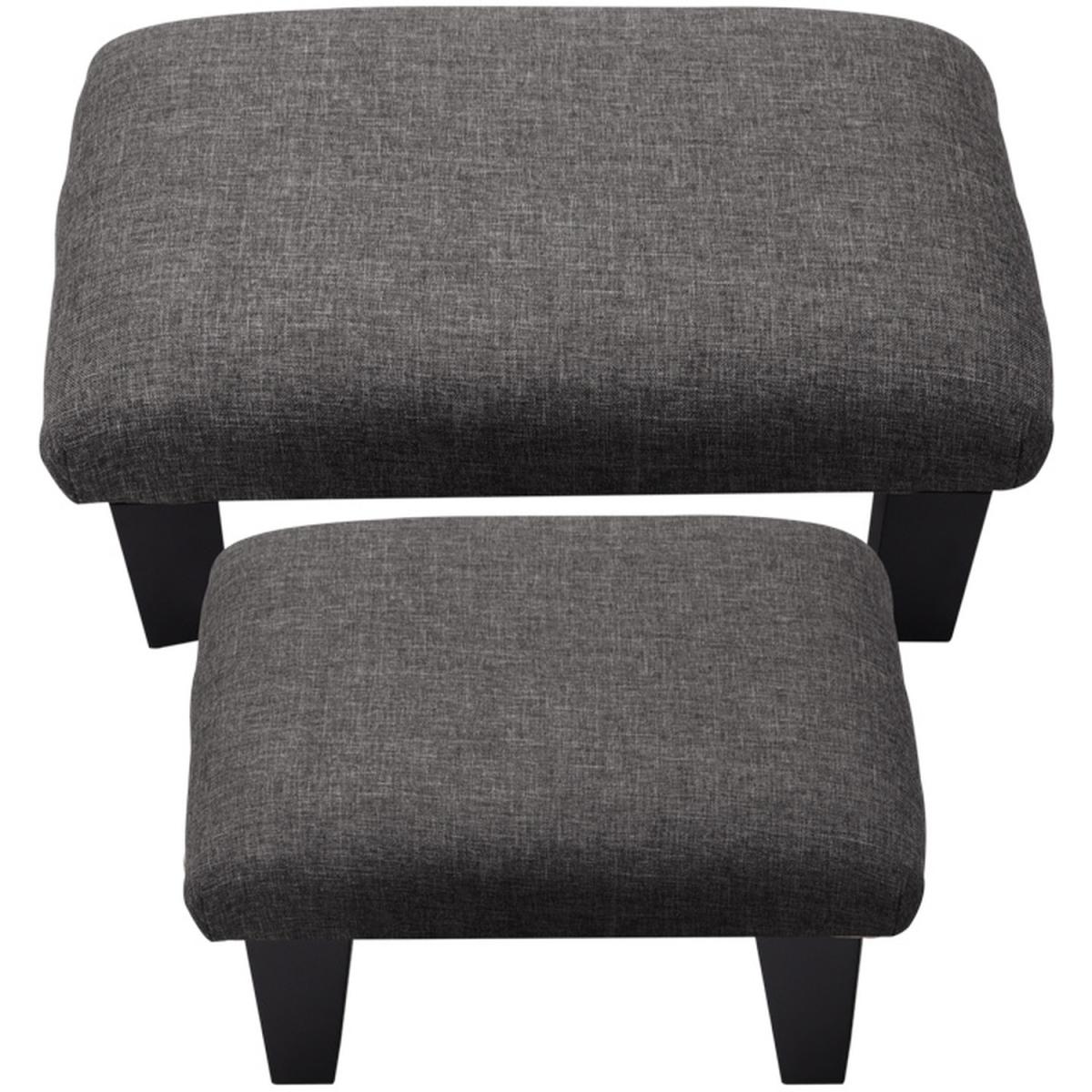 Linen Casual Footstools - Light Grey / 32cm – image 9