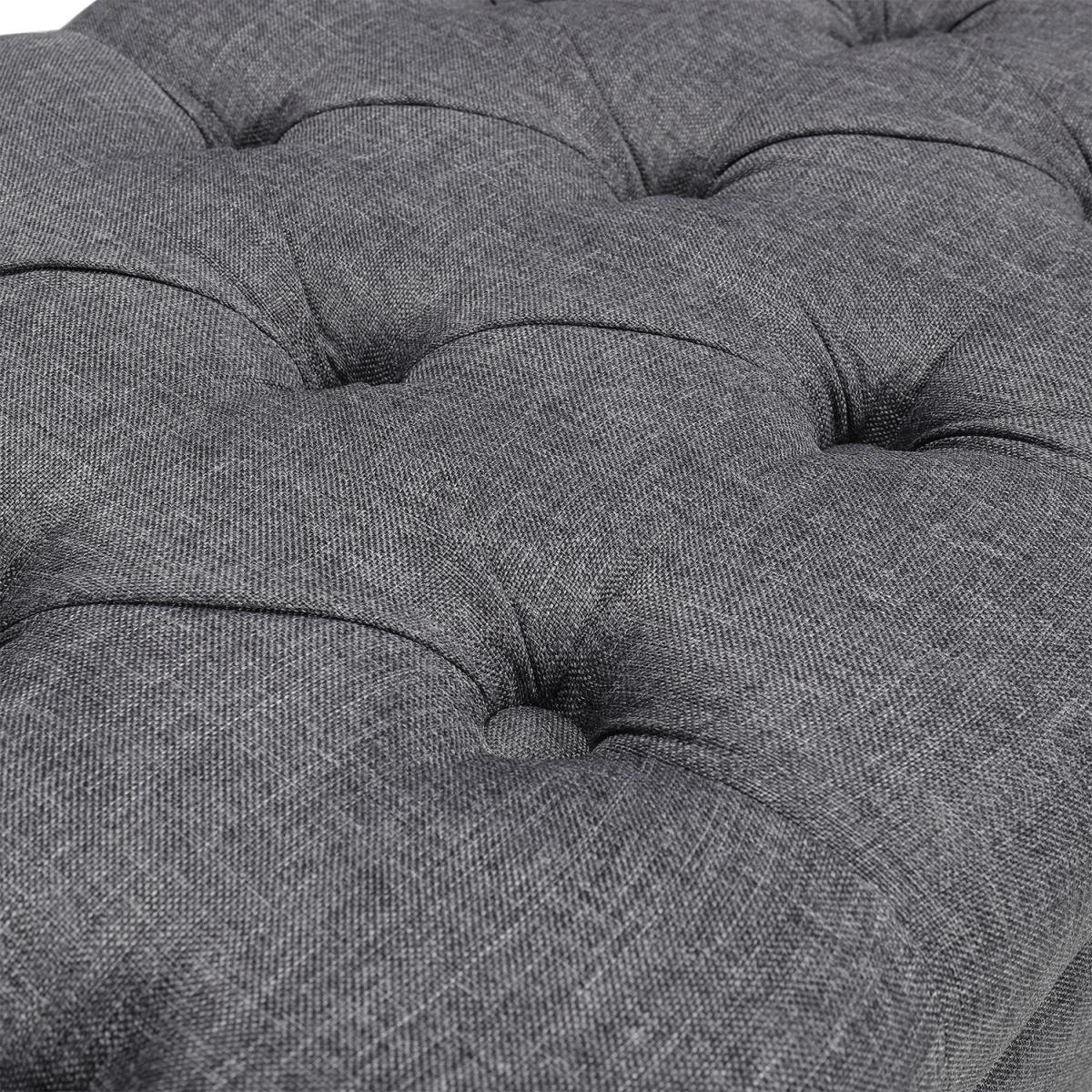 Rectangle Footstools - Grey – image 4