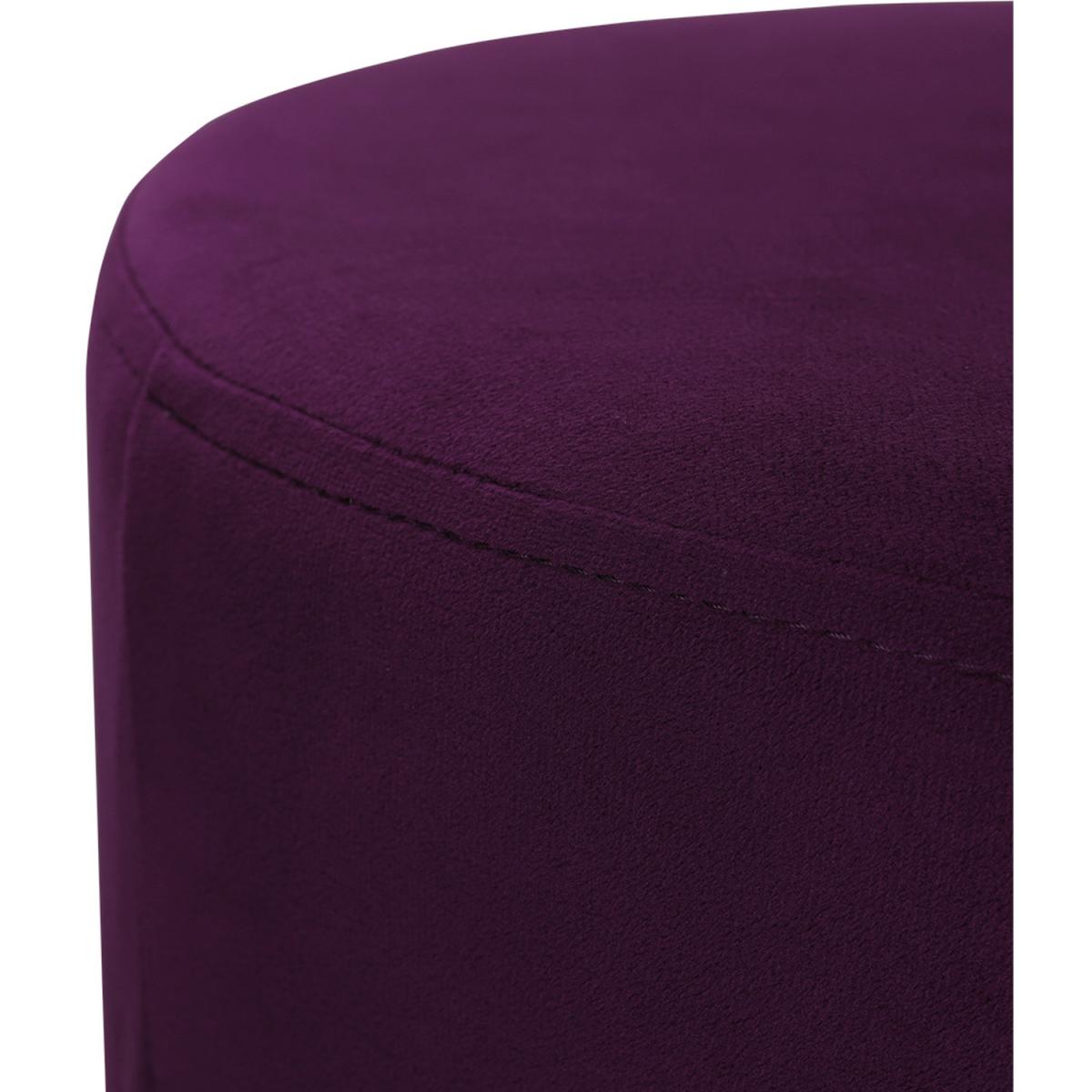 Small Velvet Ottoman - Green – image 14