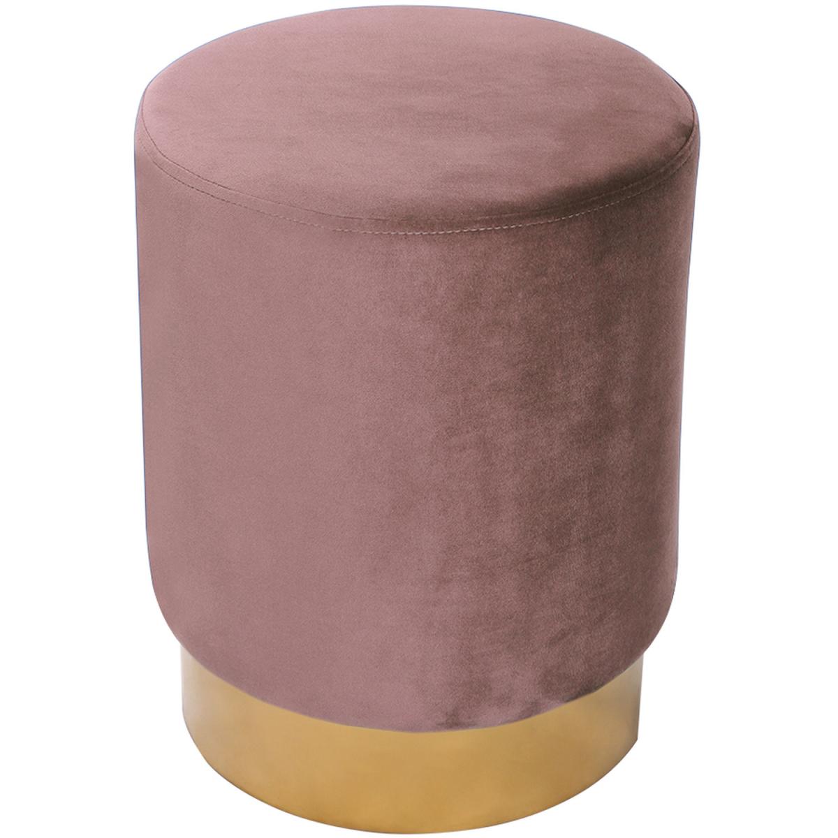 Small Velvet Ottoman - Green – image 19