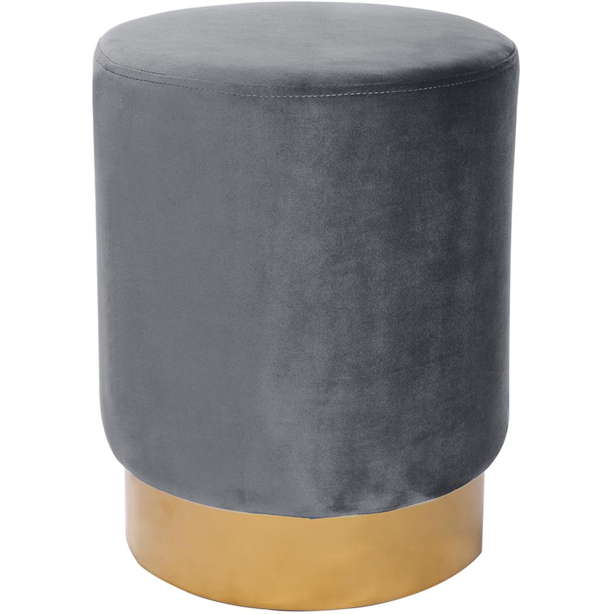 Small Velvet Ottoman - Green – image 20