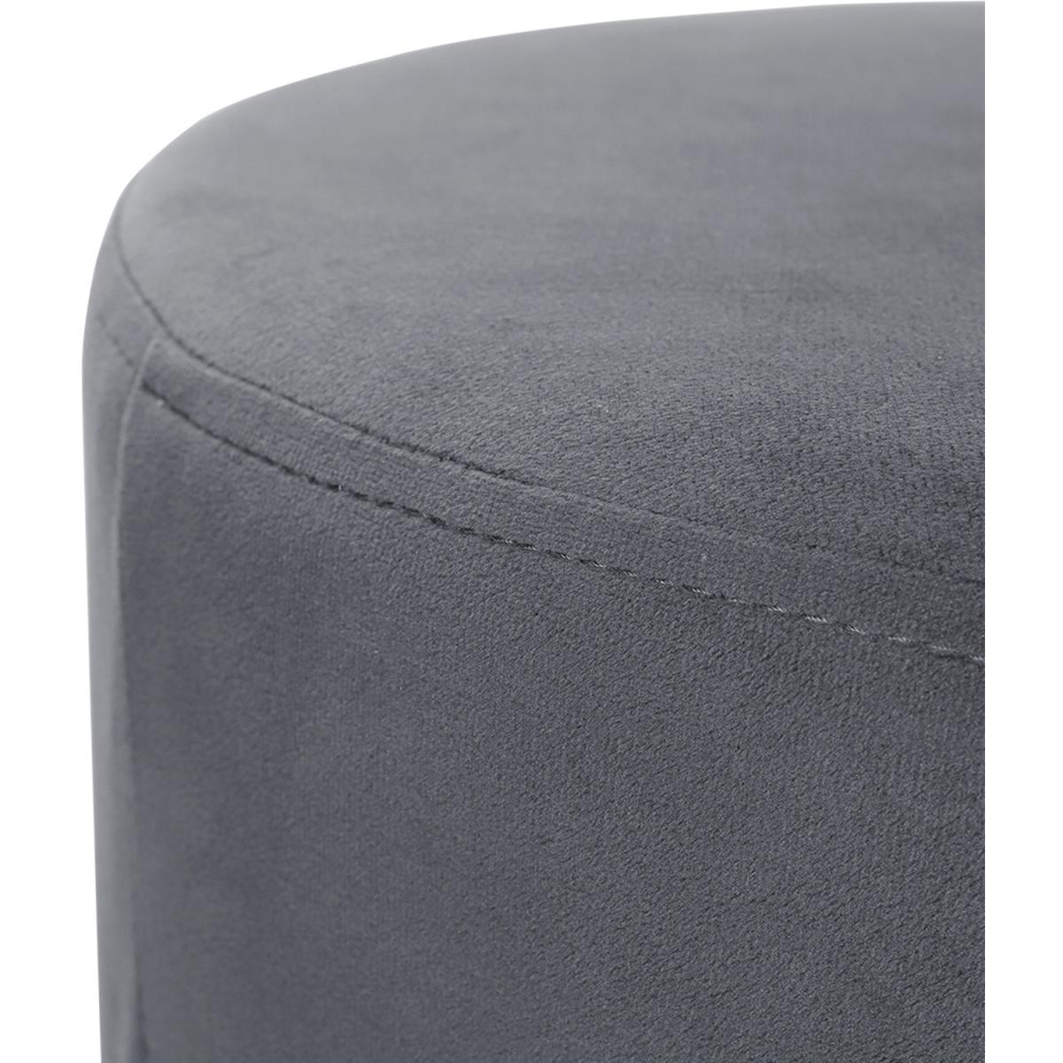 Small Velvet Ottoman - Green – image 22