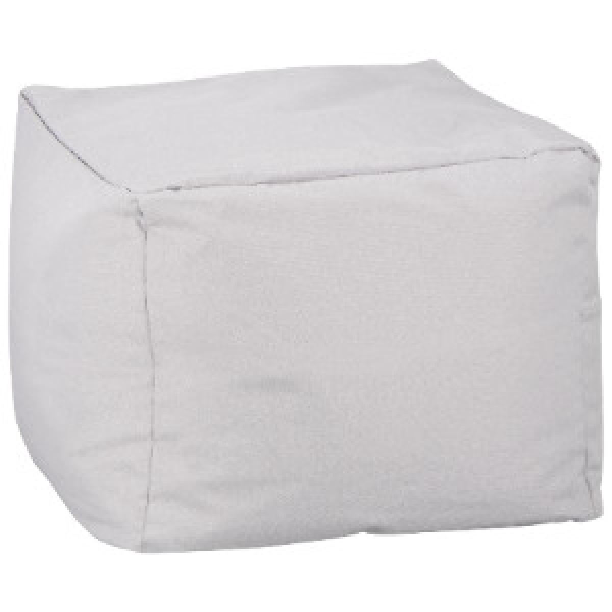 Faux Linen Footstool - Grey – image 3