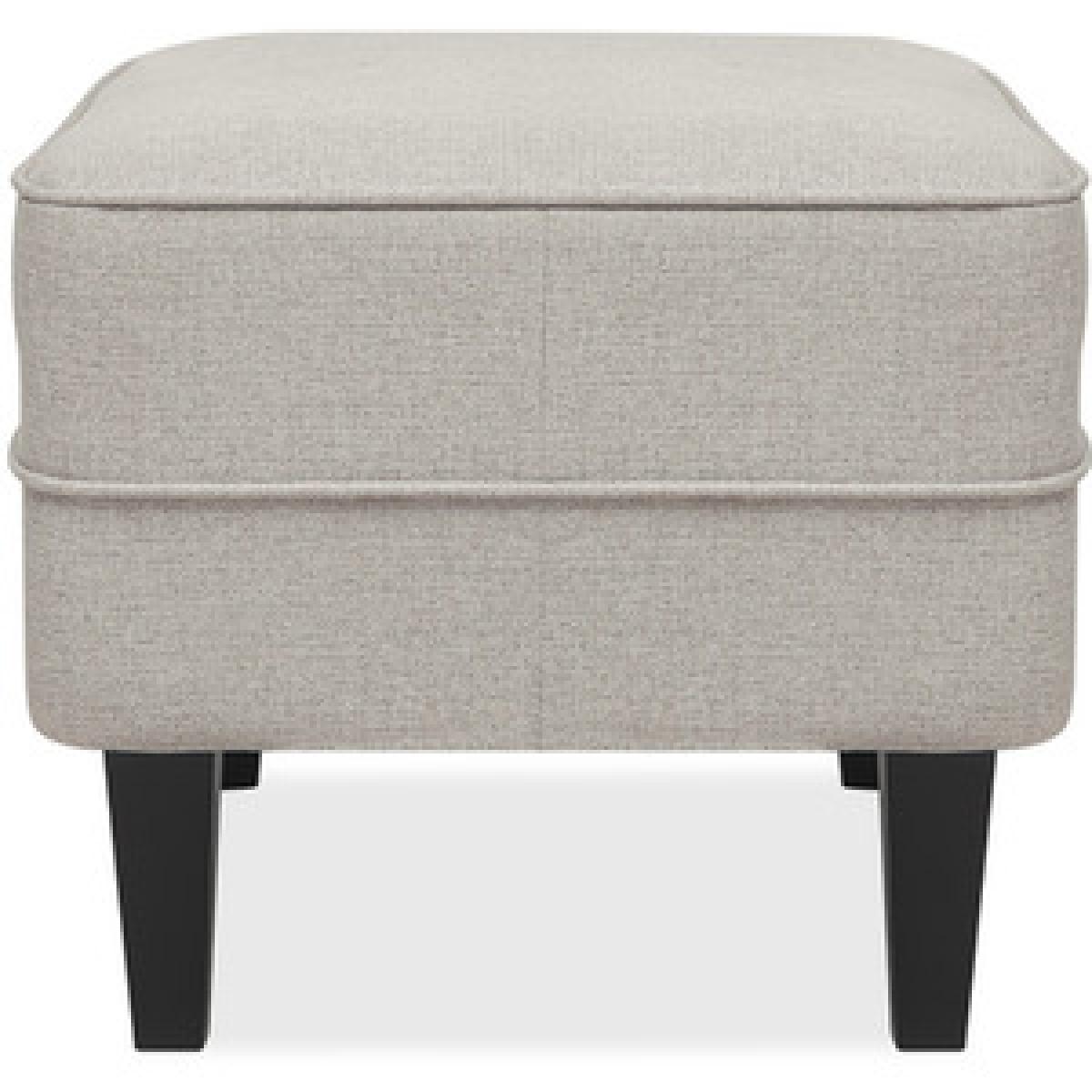 Super Soft Big Squared Footstool - Grey – image 9