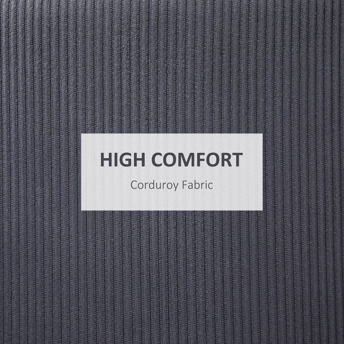 Modern Storage Ottoman with Removable Lid - Grey – image 4