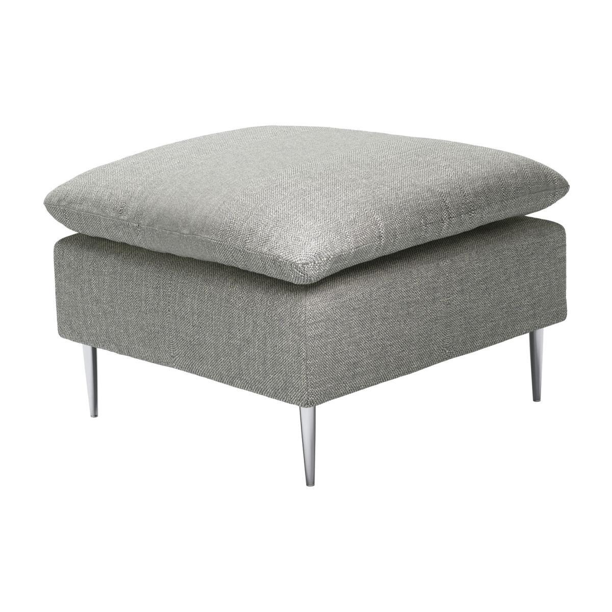 Emerson Medium Rectangular Footstool in Grey Marl Highland Tweed - sofa.com – image 1