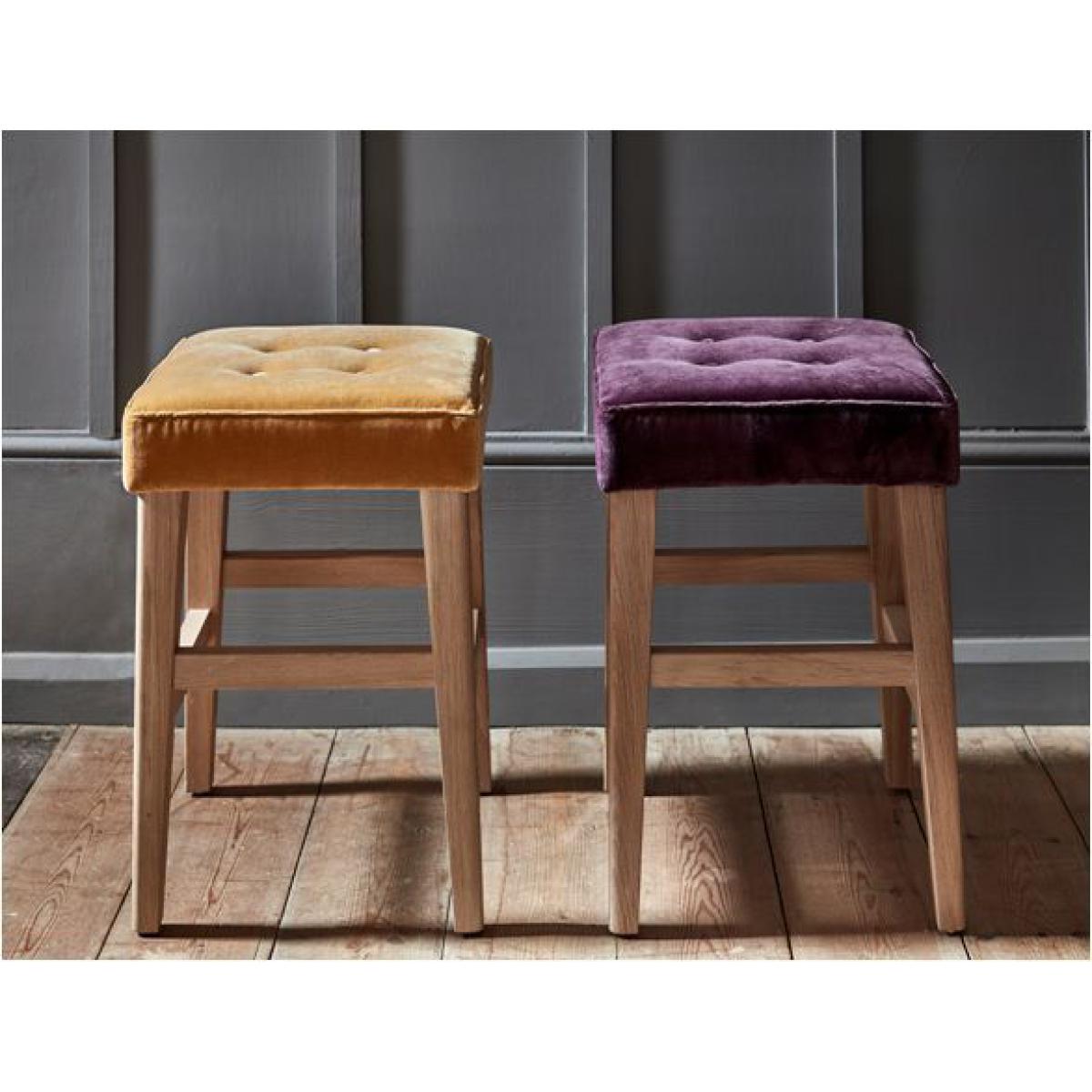 Buttons Short Stool in Uniform House Basket Weave - sofa.com – image 2