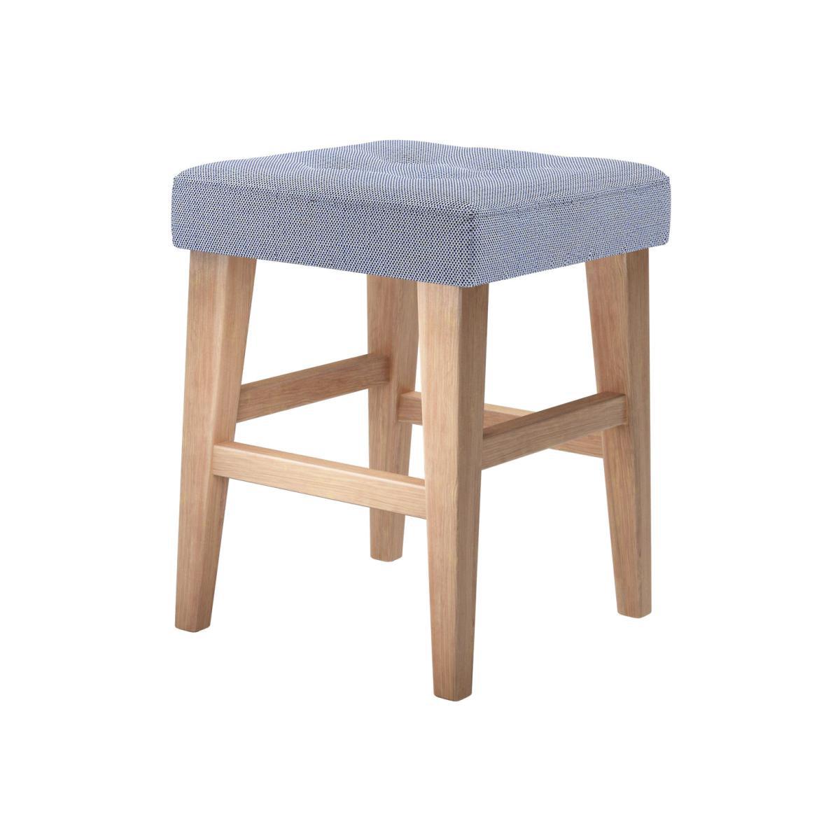Buttons Short Stool in Uniform House Basket Weave - sofa.com – image 1