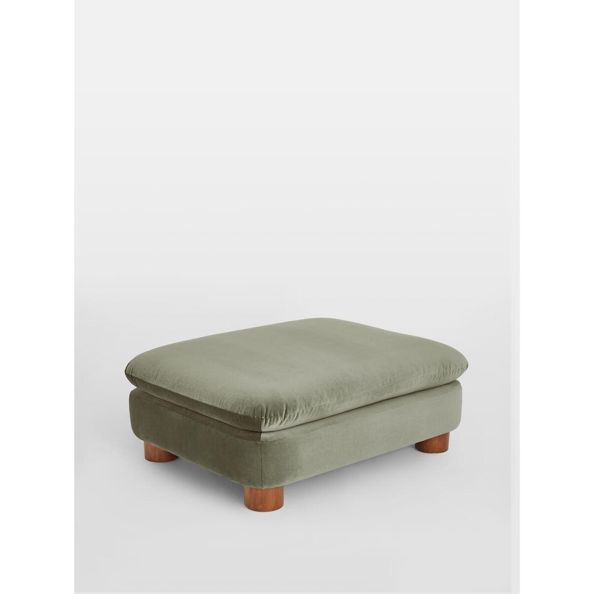 Vivienne Ottoman, Cotton Velvet Fern, UK – image 2
