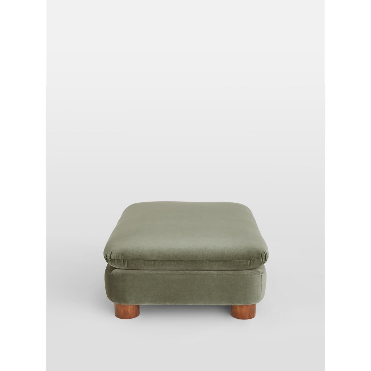 Vivienne Ottoman, Cotton Velvet Fern, UK – image 3