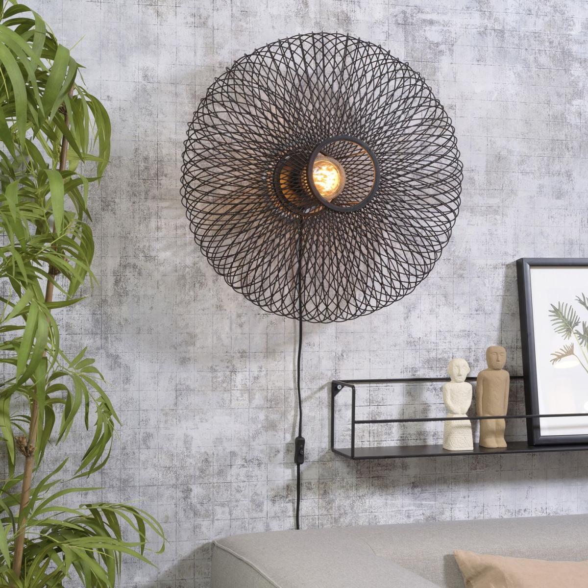 Black Cango Ellipse Wall Lamp – image 2