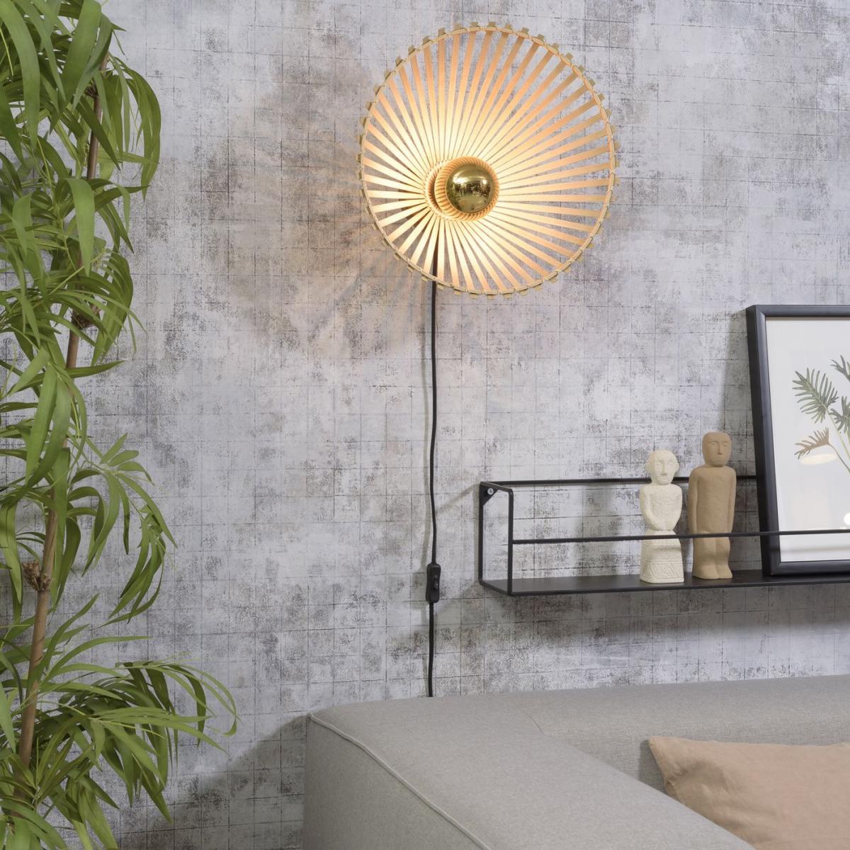 Natural Bromo Asymm. Wall Lamp S – image 2