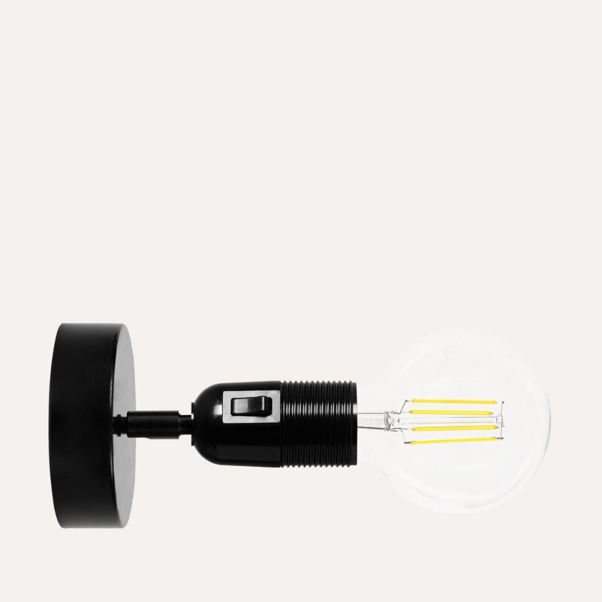 Black Taro Flexible Wall Light with Switch – image 4