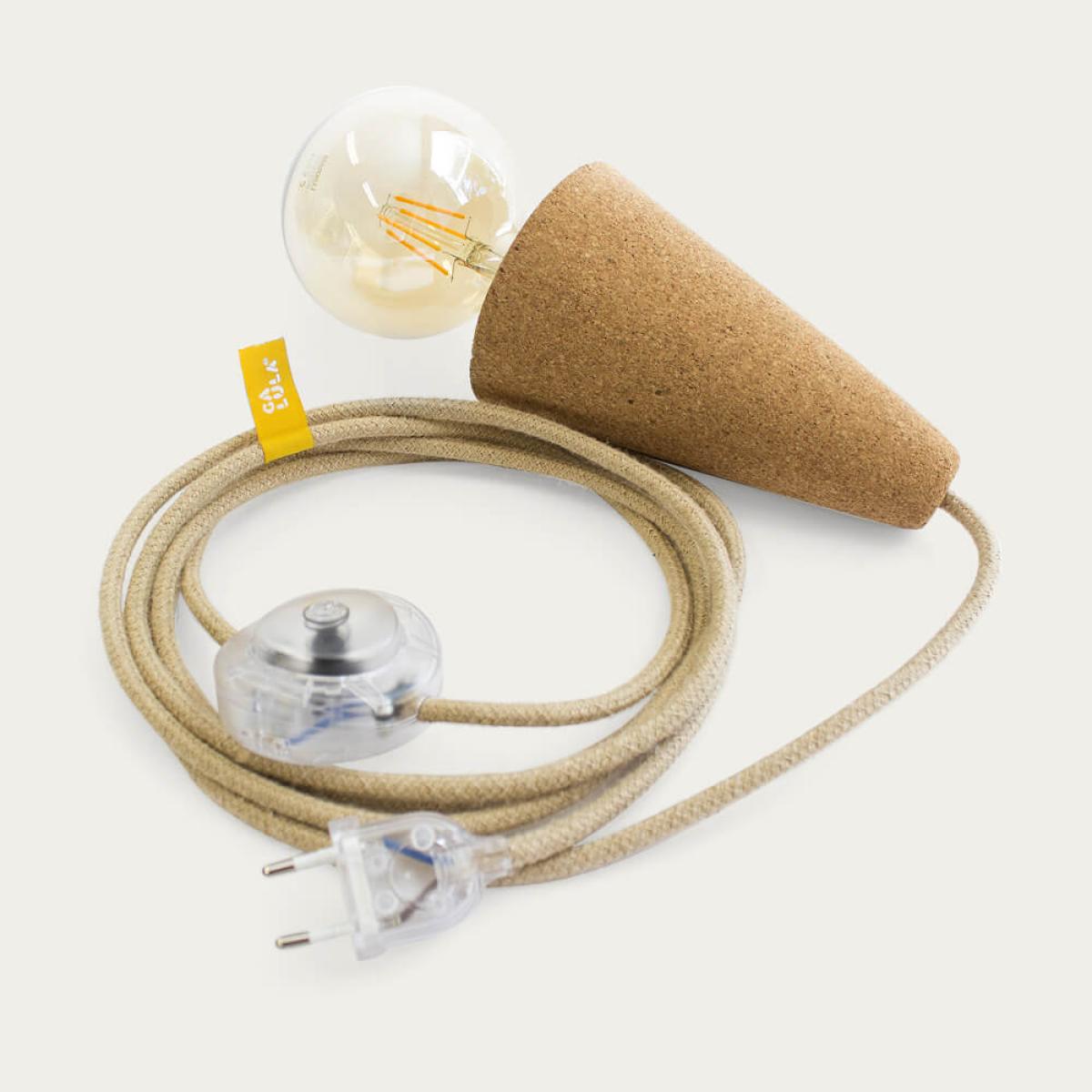 Sand Beige Sino Pose Desk/Wall Lamp with Bulb – image 5