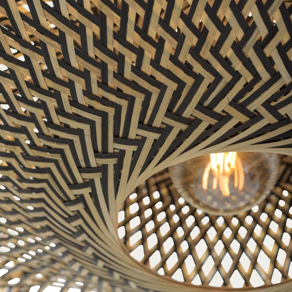 Black/Natural Bali Wall Lamp L – image 5