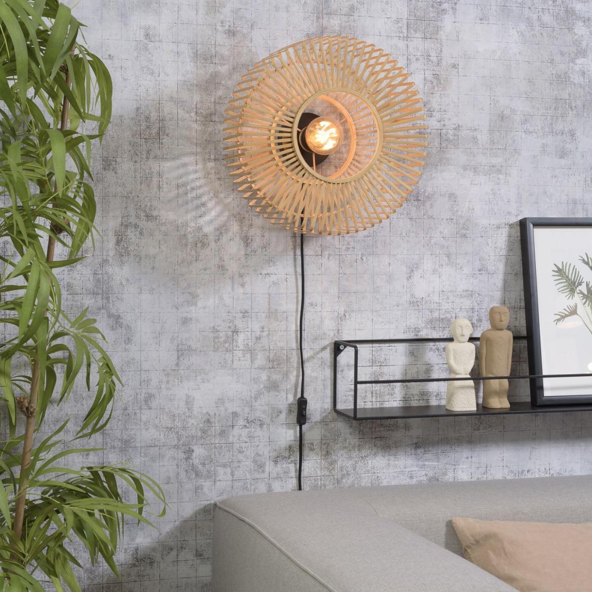 Natural Bromo Round Wall Lamp S – image 2