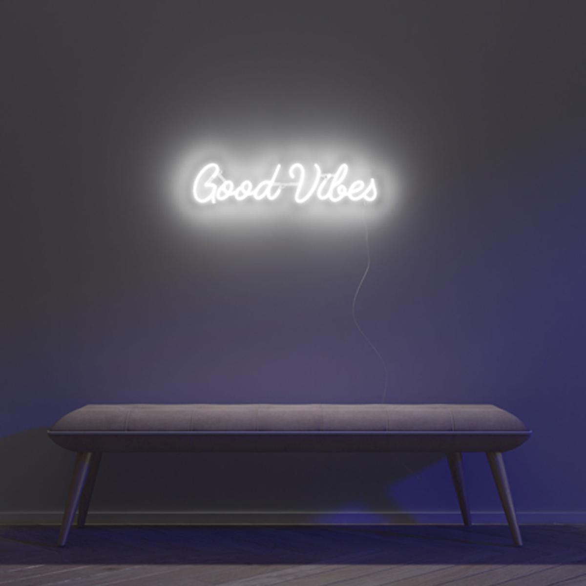 White Good Vibes - LED Neon Sign – image 2