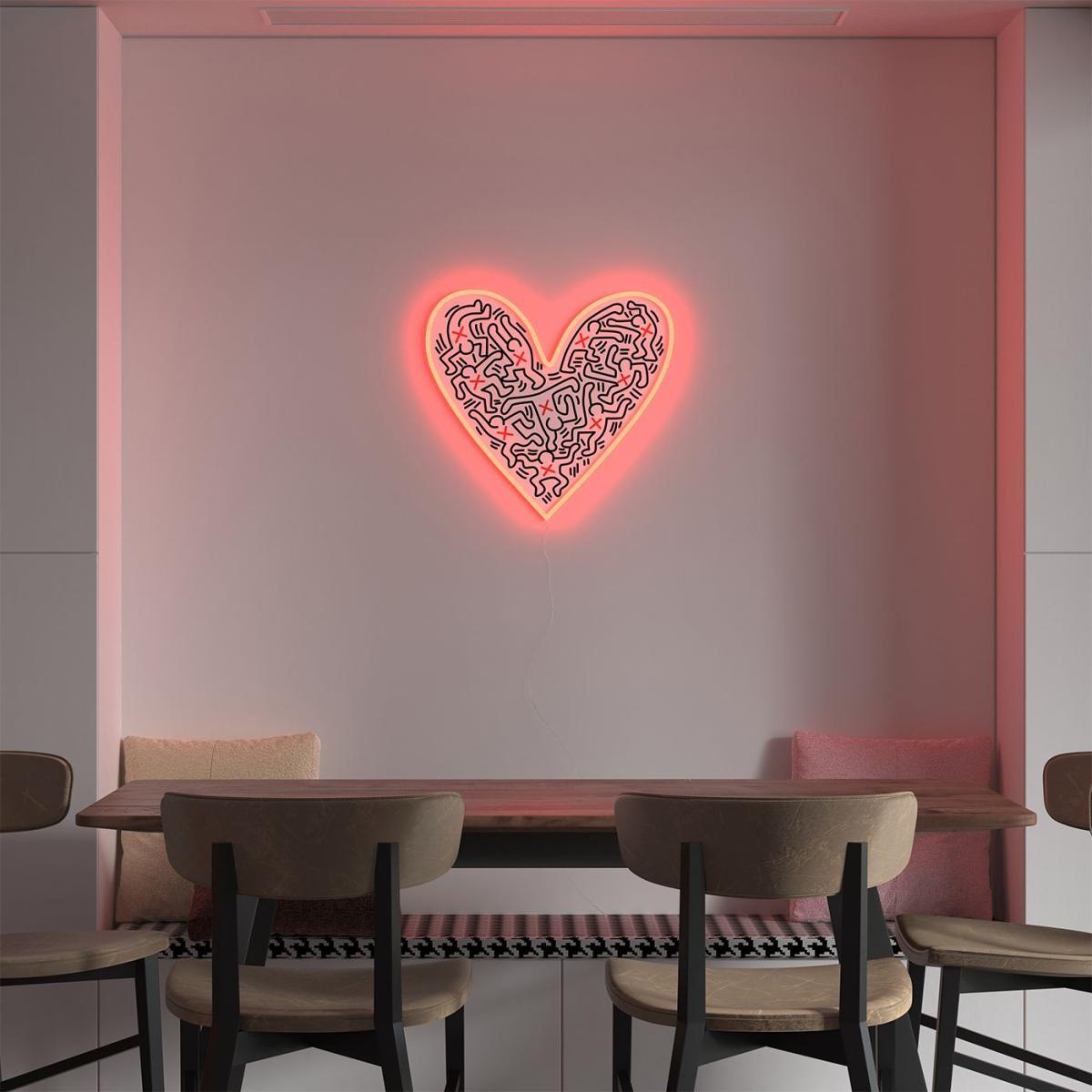 Dance Love By Keith Haring - LED Neon Sign – image 3